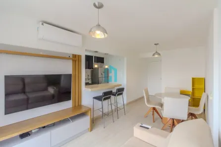 Apartamento com 1 Quarto para alugar, 45m² no Indianópolis, São Paulo