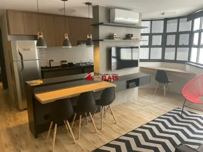 Flat com 1 Quarto para alugar, 45m² no Campo Belo, São Paulo