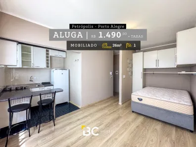Casa com 1 Quarto para alugar, 26m² no Petrópolis, Porto Alegre
