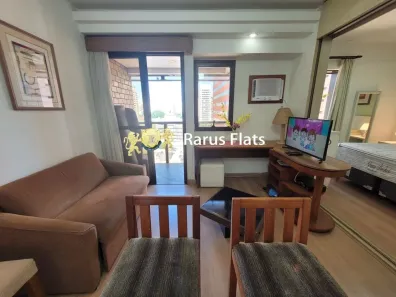 Flat com 1 Quarto para alugar, 40m² no Moema, São Paulo