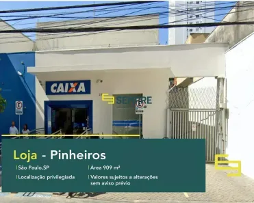 Ponto Comercial à venda, 909m² no Pinheiros, São Paulo