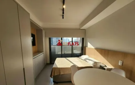 Flat com 1 Quarto para alugar, 24m² no Indianópolis, São Paulo