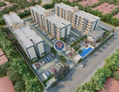 Apartamento com 2 Quartos para alugar, 52m² no Messejana, Fortaleza