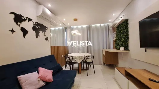 Apartamento com 2 Quartos à venda, 60m² no José Menino, Santos