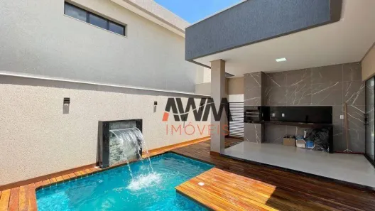 Casa de Condomínio com 3 Quartos à venda, 158m² no Jardins Bolonha, Senador Canedo