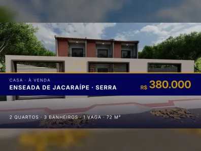 Casa com 2 Quartos à venda, 72m² no Enseada de Jacaraípe, Serra
