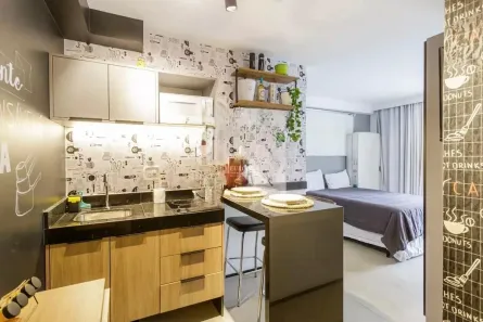 Apartamento com 1 Quarto à venda, 28m² no Indianópolis, São Paulo