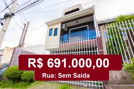 Casa de Condomínio com 3 Quartos à venda, 201m² no Xaxim, Curitiba