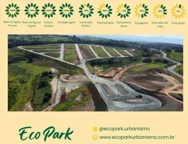 Lote/Terreno à venda, 350m² no Condomínio Residencial Ecopark Bourbon, Caçapava