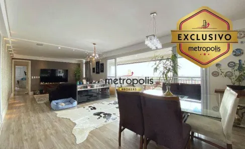Apartamento com 3 Quartos à venda, 172m² no Jardim São Caetano, São Caetano do Sul