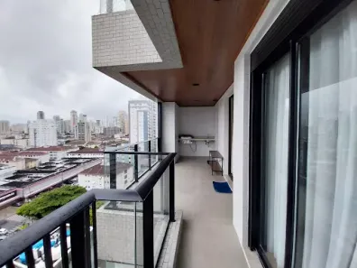 Apartamento com 1 Quarto para alugar, 55m² no Boqueirão, Santos