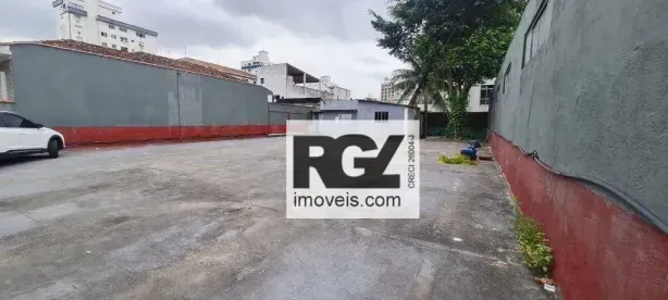 Lote/Terreno para alugar, 480m² no Ponta da Praia, Santos