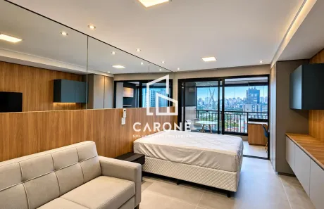 Apartamento com 1 Quarto para alugar, 33m² no Vila Cordeiro, São Paulo
