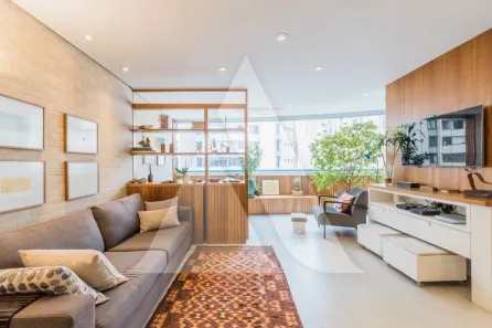 Apartamento com 4 Quartos para alugar, 121m² no Indianópolis, São Paulo