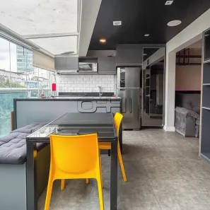 Apartamento com 1 Quarto para alugar, 42m² no Pinheiros, São Paulo