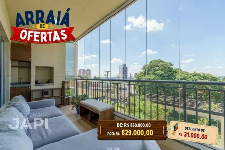 Apartamento com 3 Quartos à venda, 89m² no Jardim Messina, Jundiaí