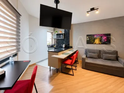 Flat com 1 Quarto para alugar, 31m² no Jardim Paulista, São Paulo