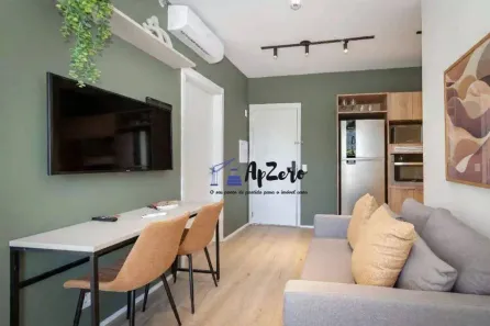 Apartamento com 1 Quarto para alugar, 44m² no Campo Belo, São Paulo