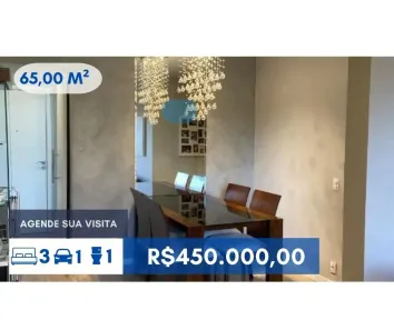 Apartamento com 3 Quartos à venda, 65m² no Vila Butantã, São Paulo