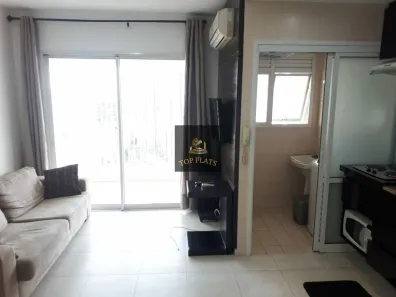 Flat com 1 Quarto para alugar, 46m² no Cidade Monções, São Paulo