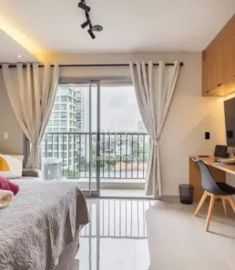 Apartamento com 1 Quarto para alugar, 24m² no Vila Cordeiro, São Paulo