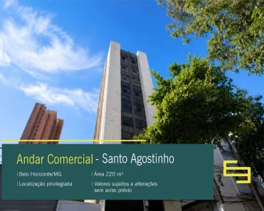 Sala Comercial à venda, 220m² no Santo Agostinho, Belo Horizonte
