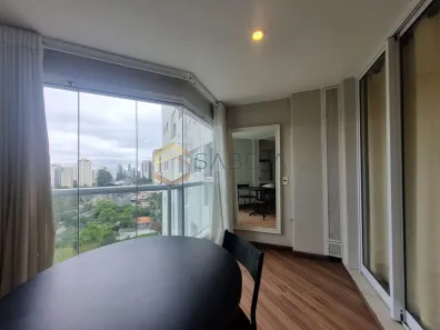 Apartamento com 1 Quarto para alugar, 49m² no Campo Belo, São Paulo