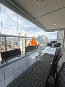 Apartamento com 3 Quartos para alugar, 106m² no Gonzaga, Santos