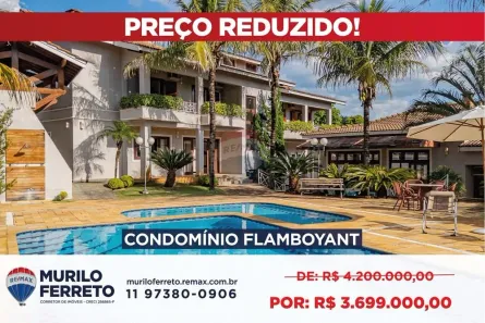 Casa com 7 Quartos à venda, 785m² no Condomínio Flamboyant-B, Atibaia