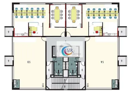 Sala Comercial para alugar, 96m² no Cidade Monções, São Paulo