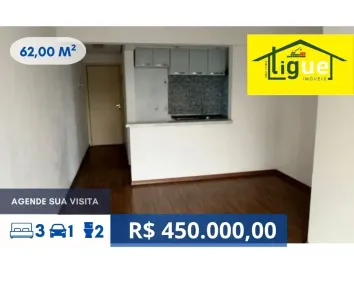 Apartamento com 3 Quartos à venda, 62m² no Vila Butantã, São Paulo