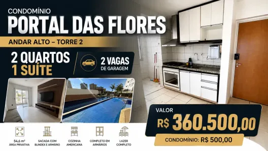 Apartamento com 2 Quartos à venda, 54m² no Setor Negrão de Lima, Goiânia