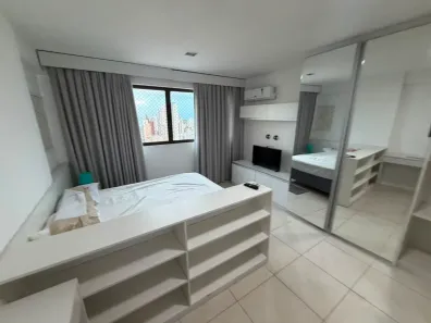 Apartamento com 1 Quarto para alugar, 28m² no Boa Viagem, Recife