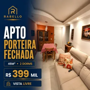 Apartamento com 2 Quartos à venda, 46m² no Jardim Íris, São Paulo