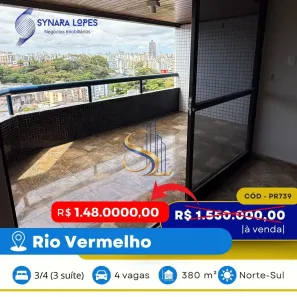 Cobertura com 3 Quartos à venda, 380m² no Rio Vermelho, Salvador