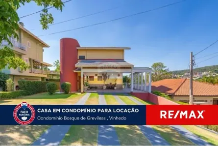 Casa de Condomínio com 4 Quartos para alugar, 268m² no Bosque, Vinhedo