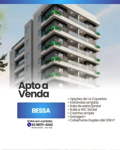 Apartamento com 1 Quarto à venda, 36m² no Bessa, João Pessoa