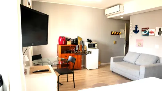 Flat com 1 Quarto para alugar, 26m² no Indianópolis, São Paulo
