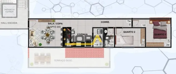 Apartamento com 2 Quartos à venda, 59m² no Tupi A, Belo Horizonte