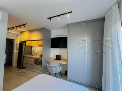 Apartamento com 1 Quarto para alugar, 24m² no Vila Nova Conceição, São Paulo