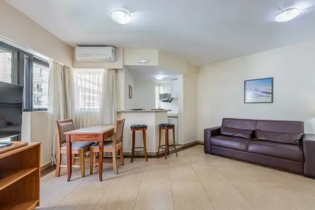 Flat com 1 Quarto à venda, 40m² no Cerqueira César, São Paulo