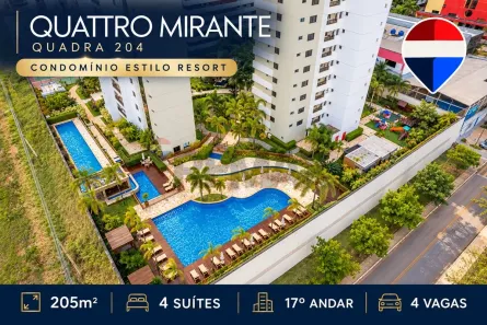 Apartamento com 4 Quartos à venda, 205m² no Sul, Brasília