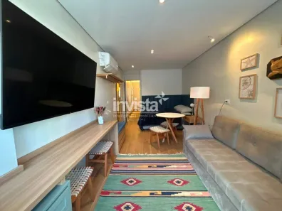 Apartamento com 1 Quarto para alugar, 40m² no Ponta da Praia, Santos