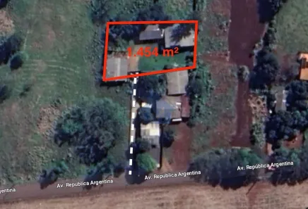 Lote/Terreno à venda, 1454m² no Lote Grande, Foz do Iguaçu