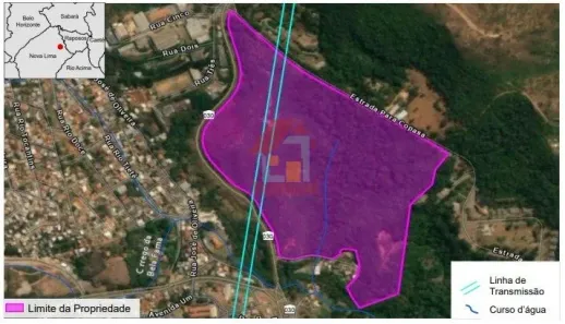 Lote/Terreno à venda, 258036m² no Distrito Industrial Bela Fama, Nova Lima