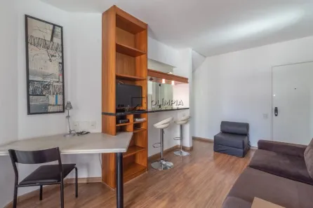 Apartamento com 1 Quarto para alugar, 50m² no Itaim Bibi, São Paulo