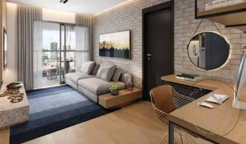 Apartamento com 1 Quarto à venda, 48m² no Santo Amaro, São Paulo