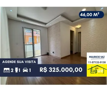 Apartamento com 2 Quartos à venda, 46m² no Jardim Monte Alegre, São Paulo