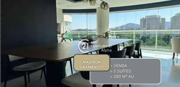 Apartamento com 4 Quartos à venda, 260m² no Alphaville Empresarial, Barueri