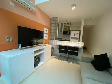Flat com 1 Quarto para alugar, 44m² no Indianópolis, São Paulo